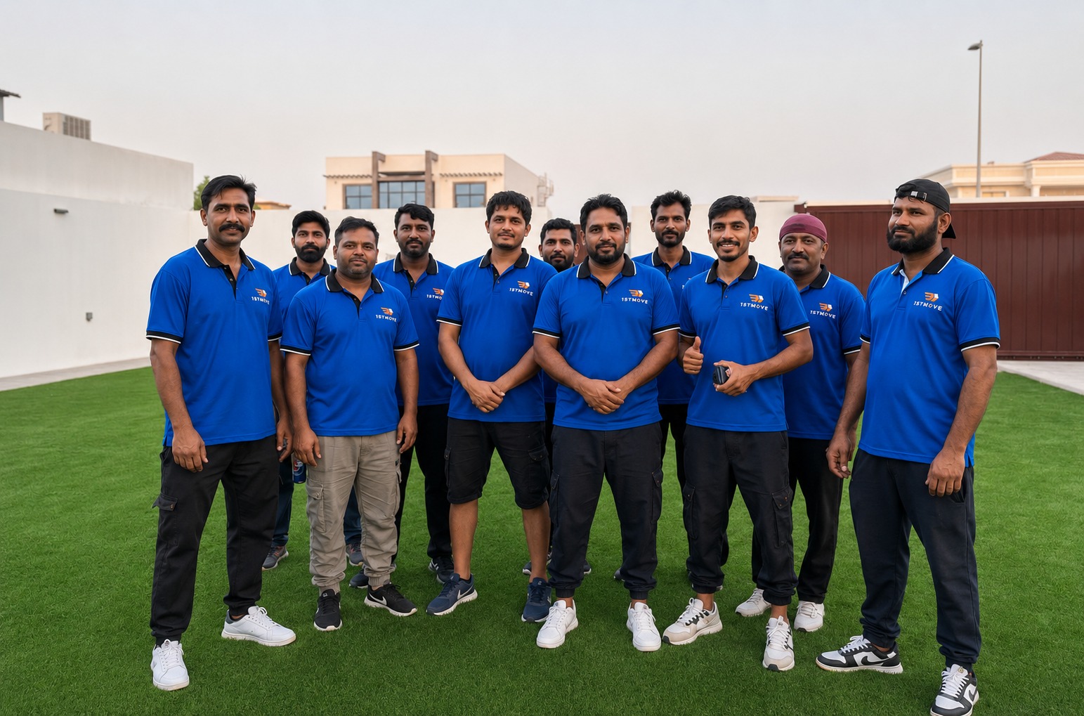 The 1stMove moving crew in Dubai